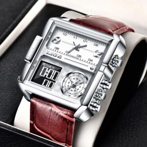 LIGE montre de sport pour hommes Top marque de luxe tanche Quartz analogique militaire num rique
