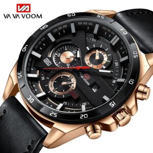 Montres de Sport modernes pour hommes montre bracelet en cuir de l arm e 2021