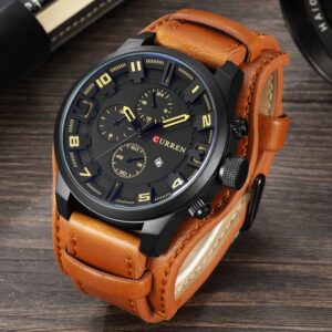 « Hodinky Curren: Montres Originales pour Hommes avec un Style Solennel et Mercenaire ». Curren montre bracelet pour homme marque de luxe style militaire Steampunk Hodinky