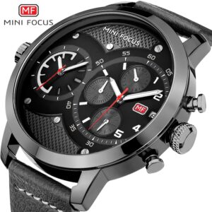 MINI FOCUS montre de Sport pour hommes marque de luxe chronographe Quartz grand cadran militaire horloge