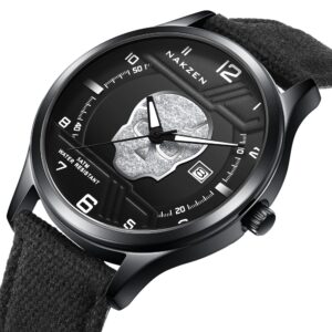 NAKZEN 2019 nouveau hommes montres haut de gamme de luxe mode cr ne Quartz montre tanche