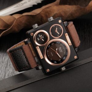 Oulm montres de luxe pour hommes marque de luxe de styliste Unique la mode carr es