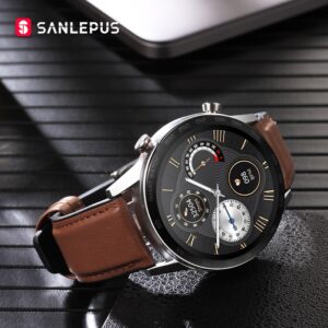 SANLEPUS montre connect e pour hommes avec appels Bluetooth tanch it IP68 moniteur de sant pour