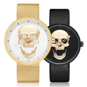 "L'Améthyste Steampunk: Montres-Bracelets Stigmate Réel pour Hommes et Femmes". Prénom original du produit: "Brume de Mort 3D".