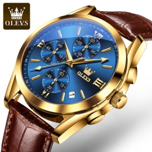 « OLEVS Chrono: Montres Luxe Sport pour Hommes. Cuir, Étanche, Mode 2021. » "OLEVS Chrono: Montres Luxe Sport pour Hommes. Cuir, Étanche, Mode 2021."