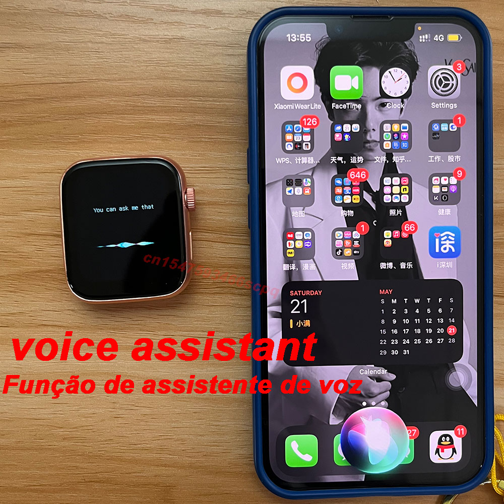 Montre connectée I8 pour hommes et femmes, bracelet de sport, d’activité physique, PK W27 pro DT7 MAX hw28 X8 MAX, Original, 2022 Montre connectée I8 pour hommes et femmes, bracelet de sport, d'activité physique, PK W27 pro DT7 MAX hw28 X8 MAX, Original, 2022 – Image 6