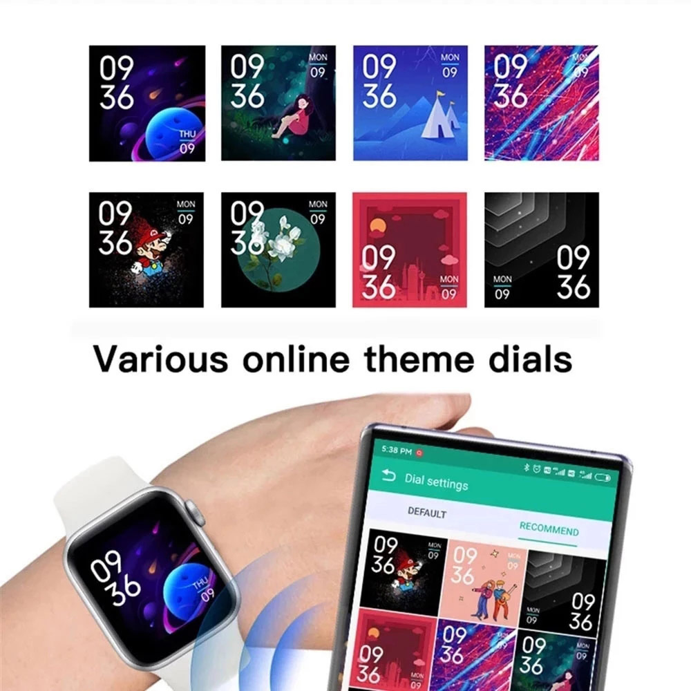 Montre connectée IWO X7 pour hommes, moniteur de fréquence cardiaque, moniteur d’activité physique, Bluetooth, appel, bricolage, étanchéité ip67, PK W26 T500 X8MAX Montre connectée IWO X7 pour hommes, moniteur de fréquence cardiaque, moniteur d'activité physique, Bluetooth, appel, bricolage, étanchéité ip67, PK W26 T500 X8MAX – Image 6