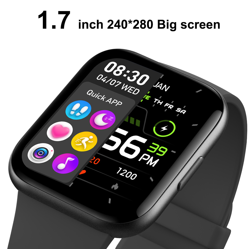 SHSWEE – montre connectée P25 pour Android et Ios, bracelet de Sport, moniteur d’activité physique, étanche IP68, écran tactile, 2022 SHSWEE – montre connectée P25 pour Android et Ios, bracelet de Sport, moniteur d'activité physique, étanche IP68, écran tactile, 2022 – Image 2