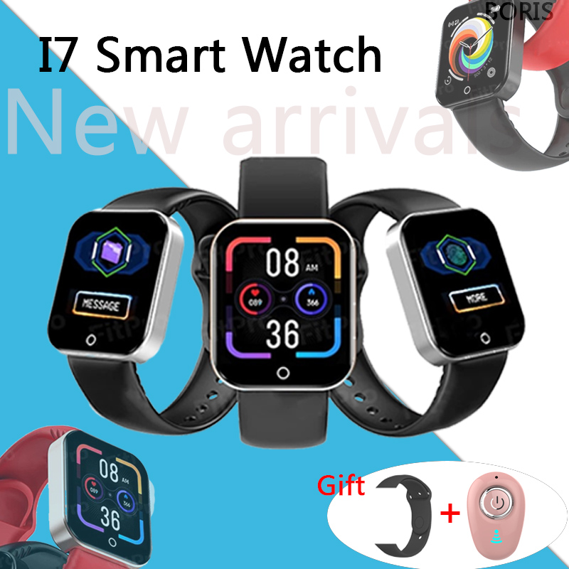 Version de mise à niveau I7 Bluetooth Smartwatch pour hommes femmes 2022 prise en charge de la fréquence cardiaque français Fitness Tracker sport Bracelet intelligent pour Xiaomi IOS livraison gratuite Version de mise à niveau I7 Bluetooth Smartwatch pour hommes femmes 2022 prise en charge de la fréquence cardiaque français Fitness Tracker sport Bracelet intelligent pour Xiaomi IOS livraison gratuite