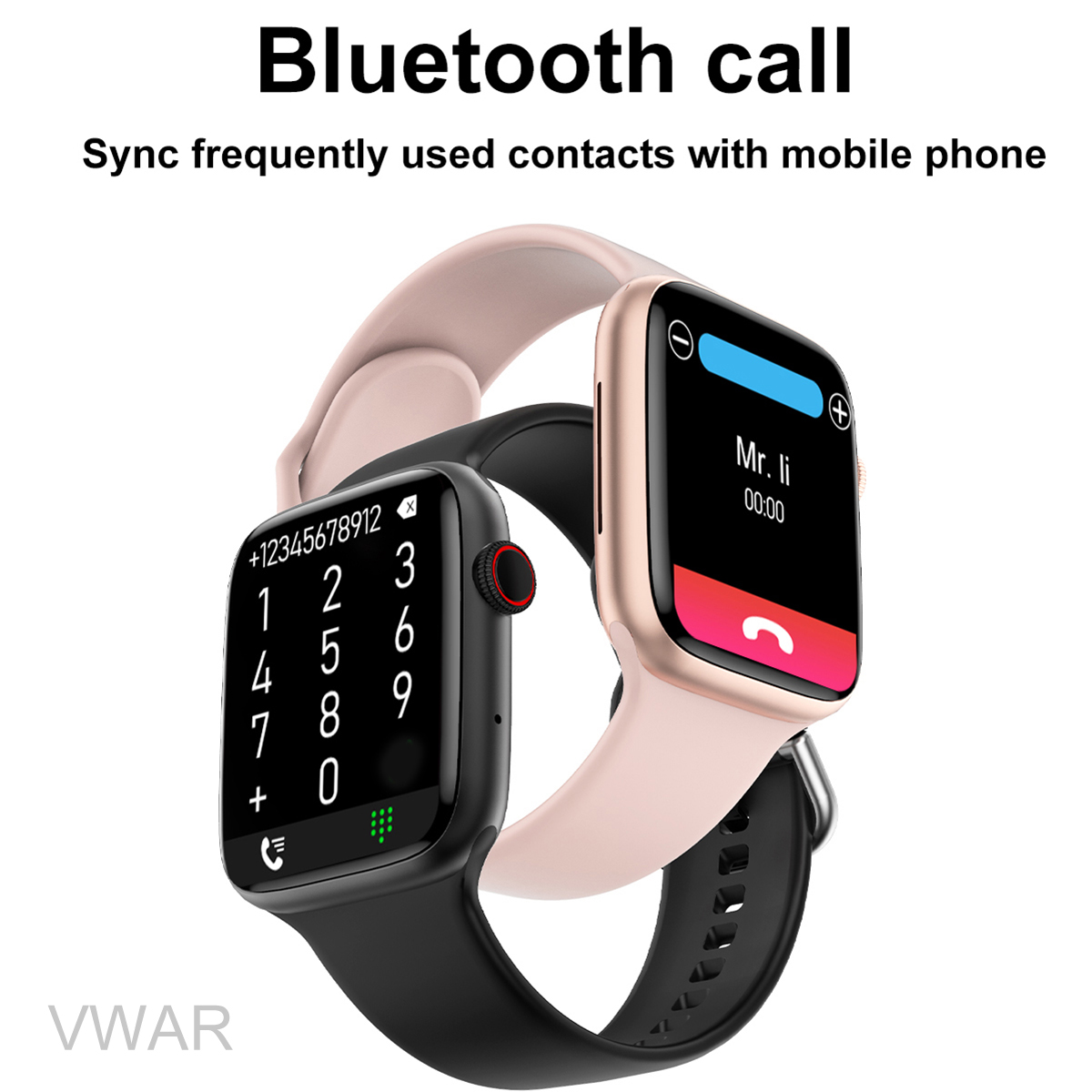 Vwar – montre connectée DT7 MAX série 7 pour IOS et Xiaomi, bracelet électronique, avec écran infini de 1.9 pouces, NFC, GPS, Bluetooth, appel, 45mm, pour hommes femmes Vwar – montre connectée DT7 MAX série 7 pour IOS et Xiaomi, bracelet électronique, avec écran infini de 1.9 pouces, NFC, GPS, Bluetooth, appel, 45mm, pour hommes femmes – Image 4