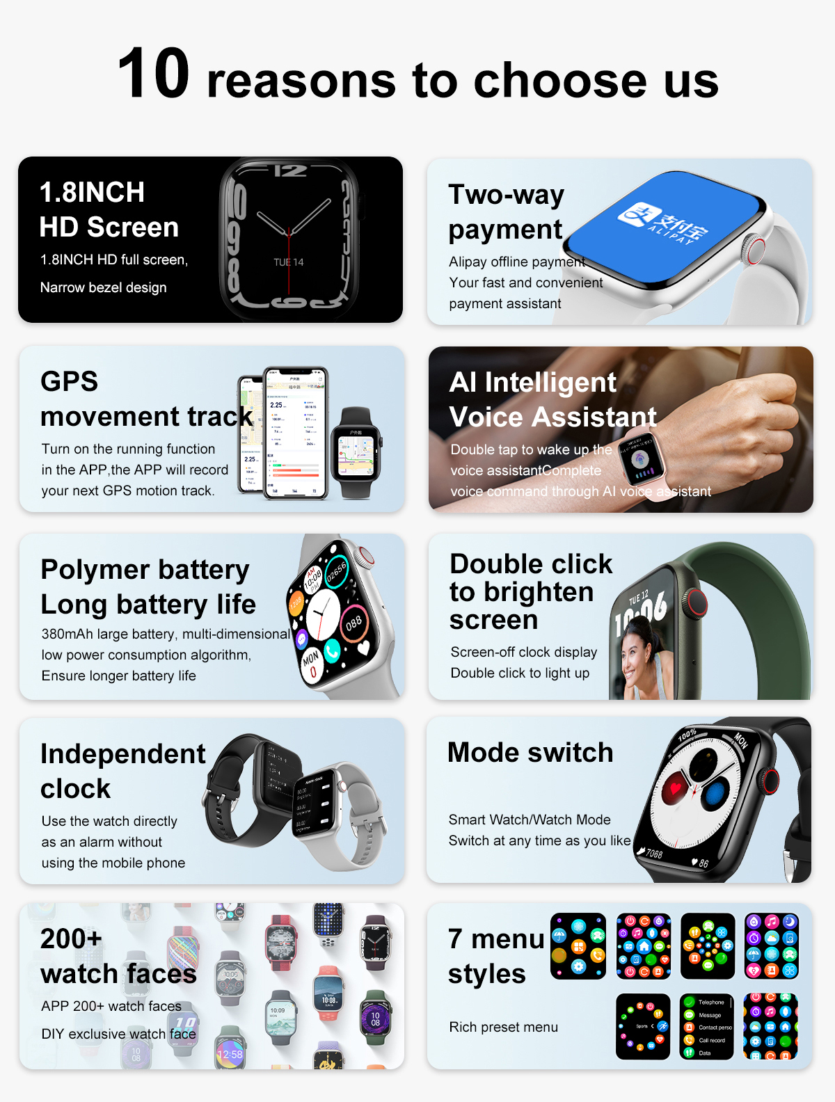 Vwar – montre connectée DT7 Plus pour hommes et femmes, série 7, deux boutons, NFC, GPS, Bluetooth, appel, 45mm, pour IOS et Android, 2022 Vwar – montre connectée DT7 Plus pour hommes et femmes, série 7, deux boutons, NFC, GPS, Bluetooth, appel, 45mm, pour IOS et Android, 2022 – Image 2