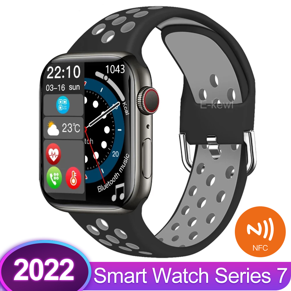 Vwar – montre connectée DT7 Plus pour hommes et femmes, série 7, deux boutons, NFC, GPS, Bluetooth, appel, 45mm, pour IOS et Android, 2022 Vwar – montre connectée DT7 Plus pour hommes et femmes, série 7, deux boutons, NFC, GPS, Bluetooth, appel, 45mm, pour IOS et Android, 2022
