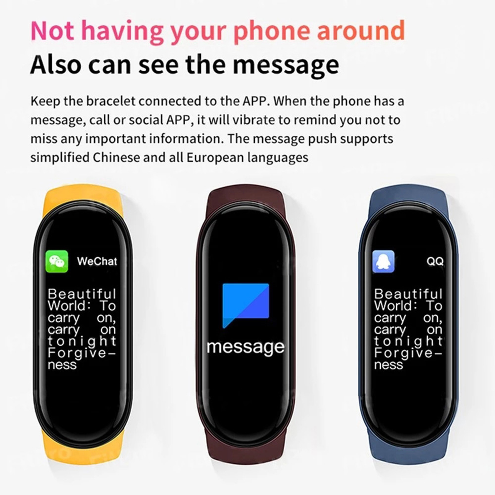 Xiaomi – montre connectée Band M6 pour hommes et femmes, étanche, moniteur d’activité physique, de fréquence cardiaque et de sommeil, pour Android et IOS Xiaomi – montre connectée Band M6 pour hommes et femmes, étanche, moniteur d'activité physique, de fréquence cardiaque et de sommeil, pour Android et IOS – Image 3