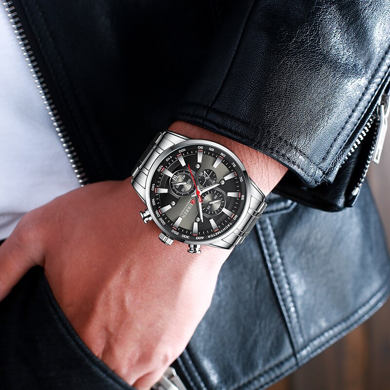 « Vigor 2023: Montre-bracelet Militaire pour Homme Luxe Grandeur » "Vigor 2023: Montre-bracelet Militaire pour Homme Luxe Grandeur" – Image 6