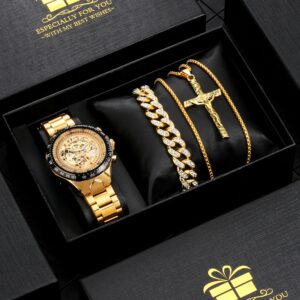 « TimeMaster Elite – Montre-bracelet automatique, mécanique et luxueuse pour hommes » "TimeMaster Elite - Montre-bracelet automatique, mécanique et luxueuse pour hommes"