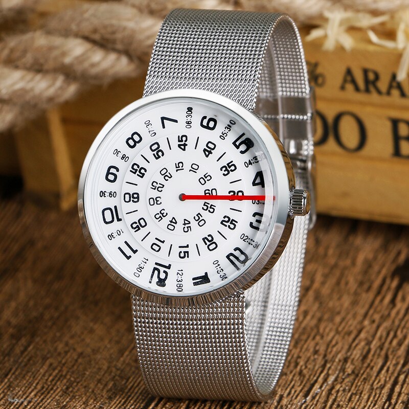 « TimeMaster Rouge » – Montre en acier inoxydable de haut niveau, décontractée et originale. "TimeMaster Rouge" - Montre en acier inoxydable de haut niveau, décontractée et originale. – Image 3