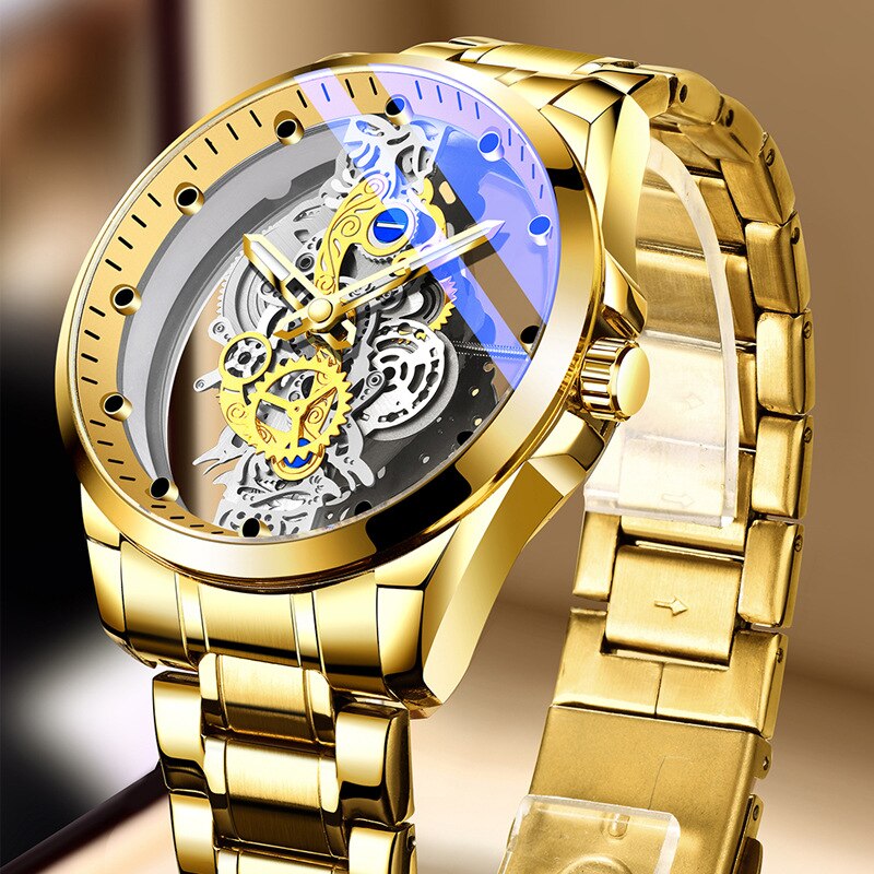 « TimeMaster Tourbillonet: Montre-bracelet automatique pour hommes, en acier inoxydable, à Quartz Non mécanique et à Tourbillonet. "TimeMaster Tourbillonet: Montre-bracelet automatique pour hommes, en acier inoxydable, à Quartz Non mécanique et à Tourbillonet. – Image 2
