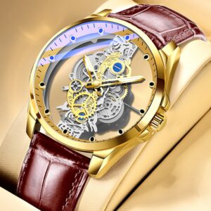 « TimeMaster Tourbillonet: Montre-bracelet automatique pour hommes, en acier inoxydable, à Quartz Non mécanique et à Tourbillonet. "TimeMaster Tourbillonet: Montre-bracelet automatique pour hommes, en acier inoxydable, à Quartz Non mécanique et à Tourbillonet.