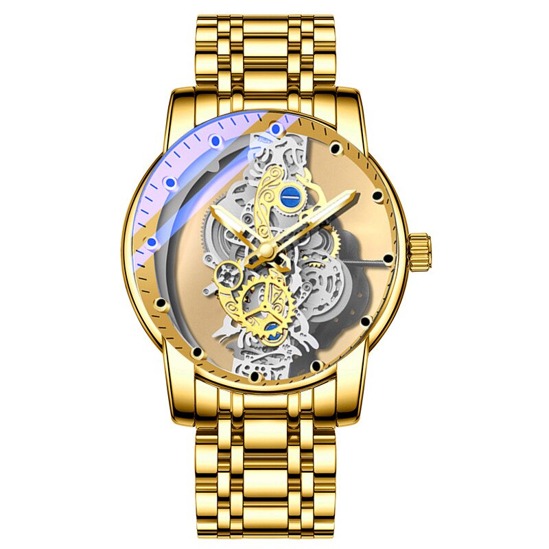 « TimeMaster Tourbillonet: Montre-bracelet automatique pour hommes, en acier inoxydable, à Quartz Non mécanique et à Tourbillonet. "TimeMaster Tourbillonet: Montre-bracelet automatique pour hommes, en acier inoxydable, à Quartz Non mécanique et à Tourbillonet. – Image 6