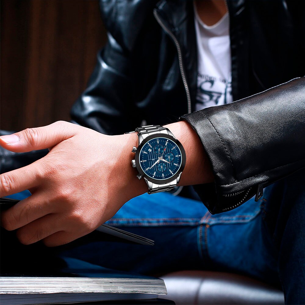 « Carré d’Espagne : Montre Chrono Luxe pour Hommes » "Carré d'Espagne : Montre Chrono Luxe pour Hommes" – Image 2