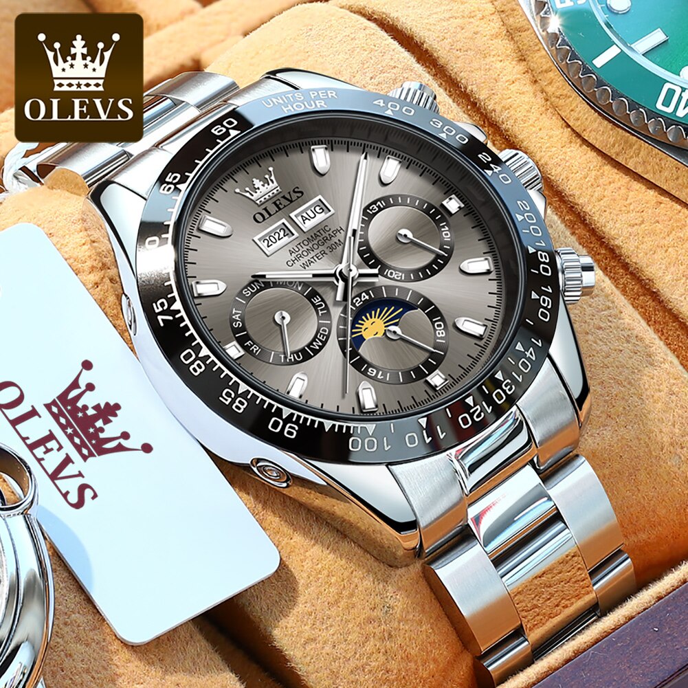 OLEVS Prime – Montre mécanique automatique, étanche et multifonctionnelle. Un style élégant et intemporel. OLEVS Prime - Montre mécanique automatique, étanche et multifonctionnelle. Un style élégant et intemporel. – Image 3