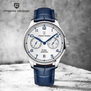 « HORIZON PAGANI – Montre pilote de 41mm, luxe et robustesse pour hommes ». "HORIZON PAGANI - Montre pilote de 41mm, luxe et robustesse pour hommes".