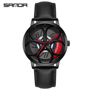 leather-black-red