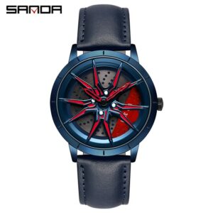 leather-blue-red
