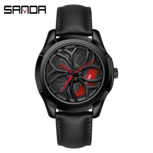 leather-black-red
