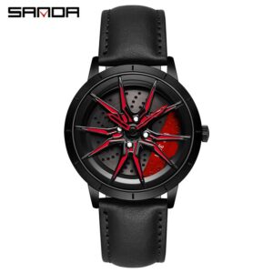 leather-black-red