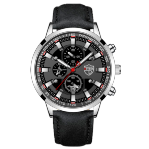 leather-silver-black