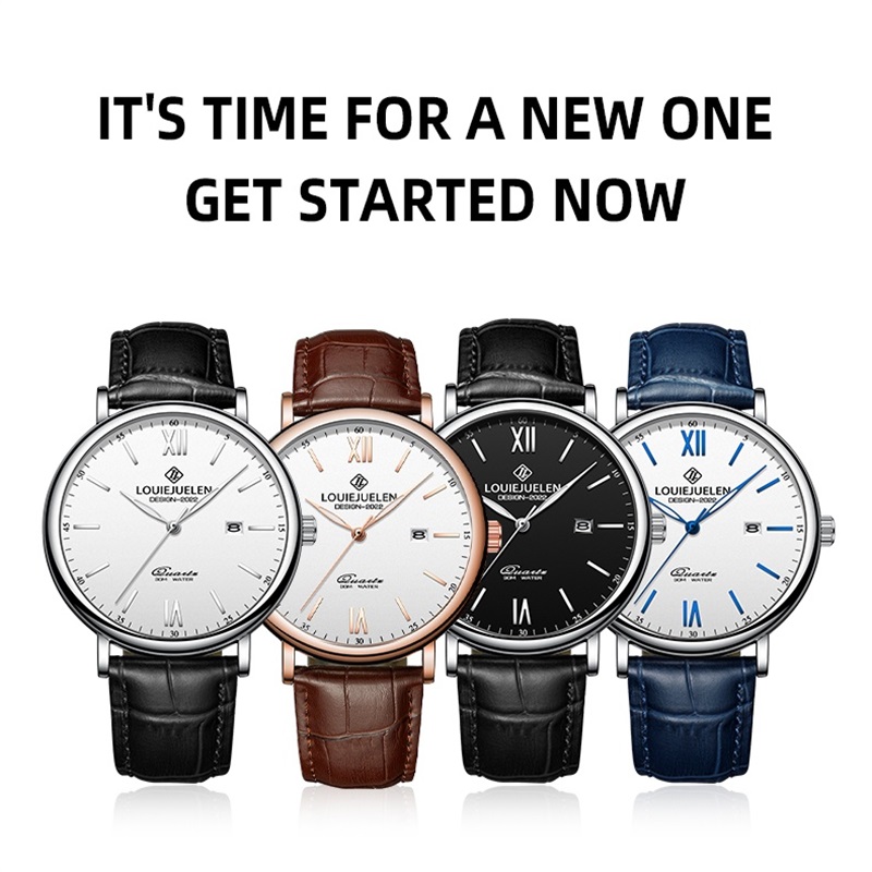 « Titane 2023 » : La montre de luxe en cuir décontractée étanche à 30M. Une pièce unique pour les hommes branchés. "Titane 2023" : La montre de luxe en cuir décontractée étanche à 30M. Une pièce unique pour les hommes branchés. – Image 5