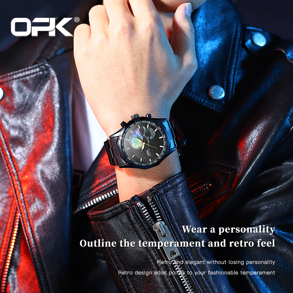 « Skull-Time »: Montre Personnalisée pour Homme, Étanche, Luxe et Originale. "Skull-Time": Montre Personnalisée pour Homme, Étanche, Luxe et Originale. – Image 2