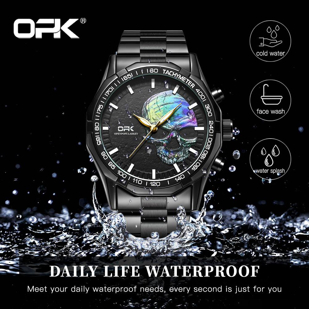 « Skull-Time »: Montre Personnalisée pour Homme, Étanche, Luxe et Originale. "Skull-Time": Montre Personnalisée pour Homme, Étanche, Luxe et Originale. – Image 5