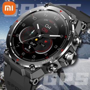 "Magneto-X: Montre GPS Xiaomi avec chargeur magnétique, écran AMOLED, moniteur de santé 24h/5 ikoet. Montres homme."