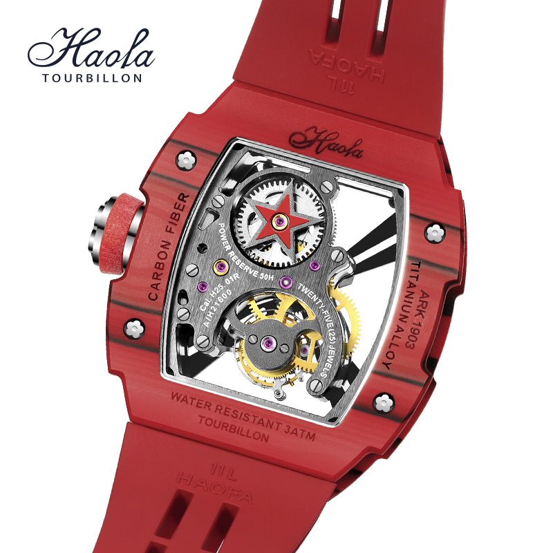 « Eternité Tourbillon – Montre luxueuse pour homme avec mouvement mécanique & saphir » "Eternité Tourbillon - Montre luxueuse pour homme avec mouvement mécanique & saphir" – Image 2