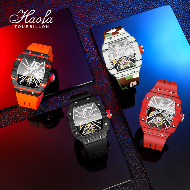 « Eternité Tourbillon – Montre luxueuse pour homme avec mouvement mécanique & saphir » "Eternité Tourbillon - Montre luxueuse pour homme avec mouvement mécanique & saphir" – Image 6