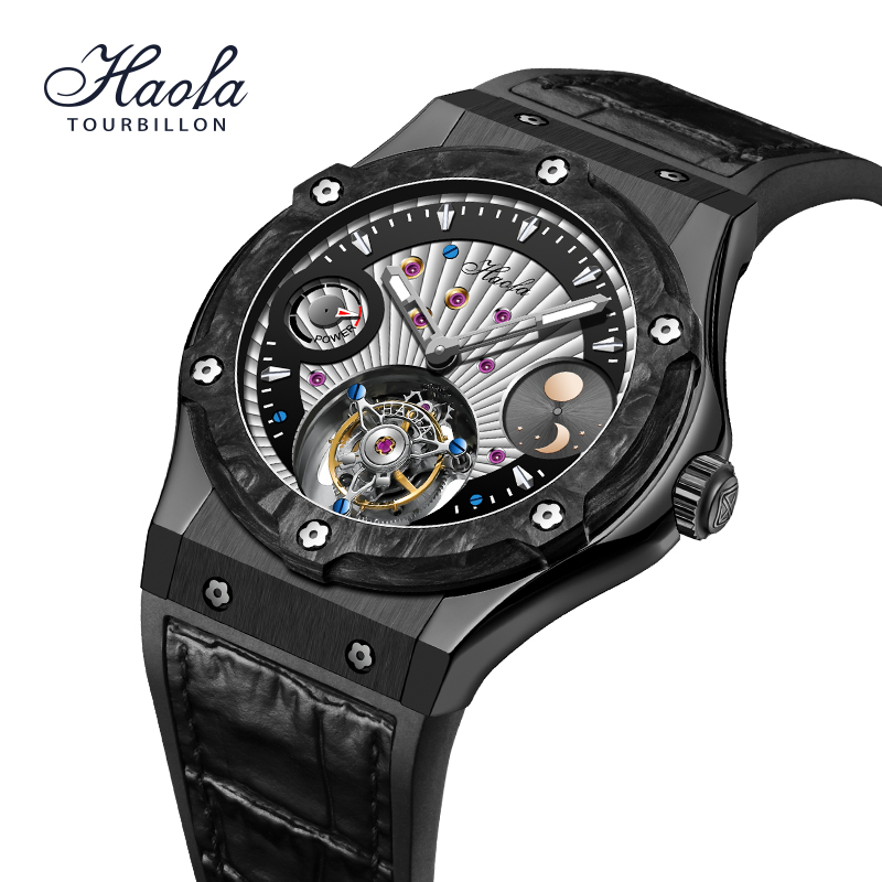 « 1915 ChronoMoon: Montre mécanique tourbillon pour homme, phase de lune, manuel, saphir, vol jour et nuit. » "1915 ChronoMoon: Montre mécanique tourbillon pour homme, phase de lune, manuel, saphir, vol jour et nuit."