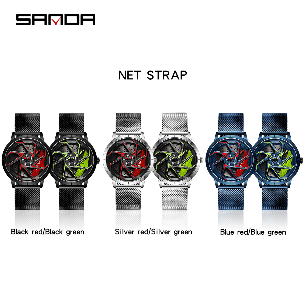 Montre de sport étanche en acier inoxydable pour homme, montre-bracelet à quartz, roue rotative, cadran de jante, résistant à 360, offre spéciale, mode Montre de sport étanche en acier inoxydable pour homme, montre-bracelet à quartz, roue rotative, cadran de jante, résistant à 360, offre spéciale, mode – Image 4