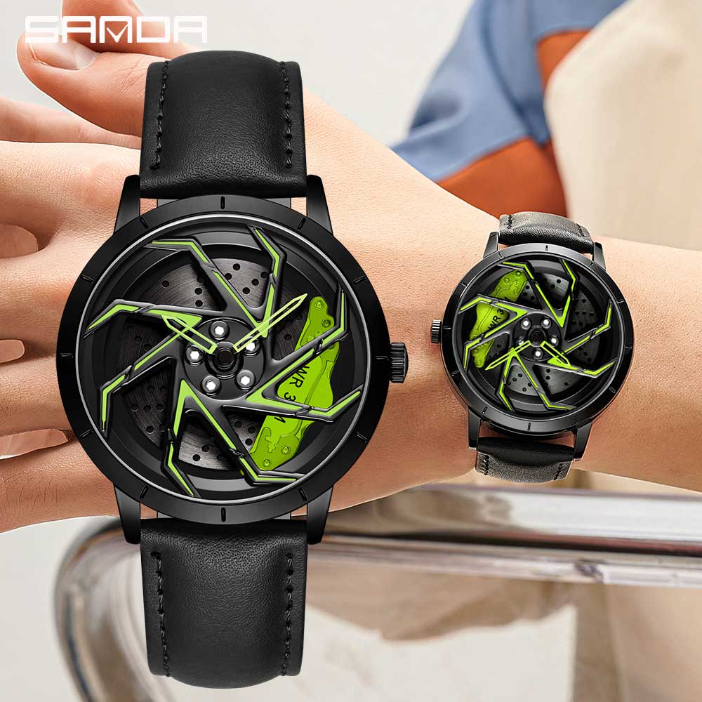 Montre de sport étanche en acier inoxydable pour homme, montre-bracelet à quartz, roue rotative, cadran de jante, résistant à 360, offre spéciale, mode Montre de sport étanche en acier inoxydable pour homme, montre-bracelet à quartz, roue rotative, cadran de jante, résistant à 360, offre spéciale, mode – Image 5