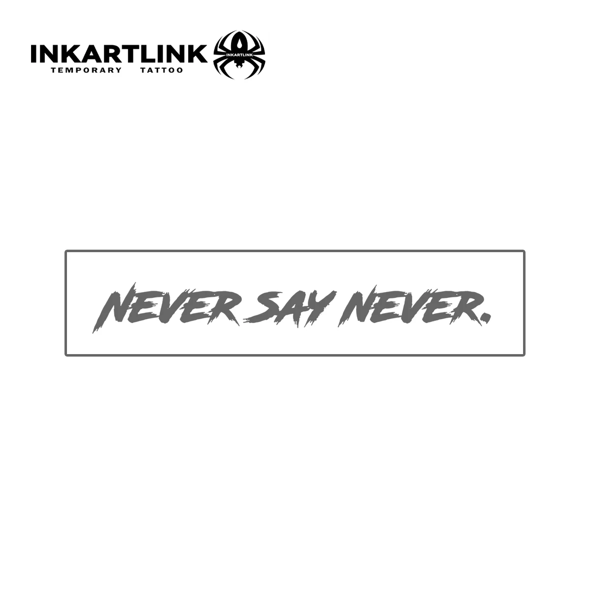 INKARTLINK – autocollants de tatouage anglais inspirants, 1 à 2 semaines, corps de brosse écrit à la main, longue durée kf A0ca7912b43284602a23b3633a9aa3dc6G