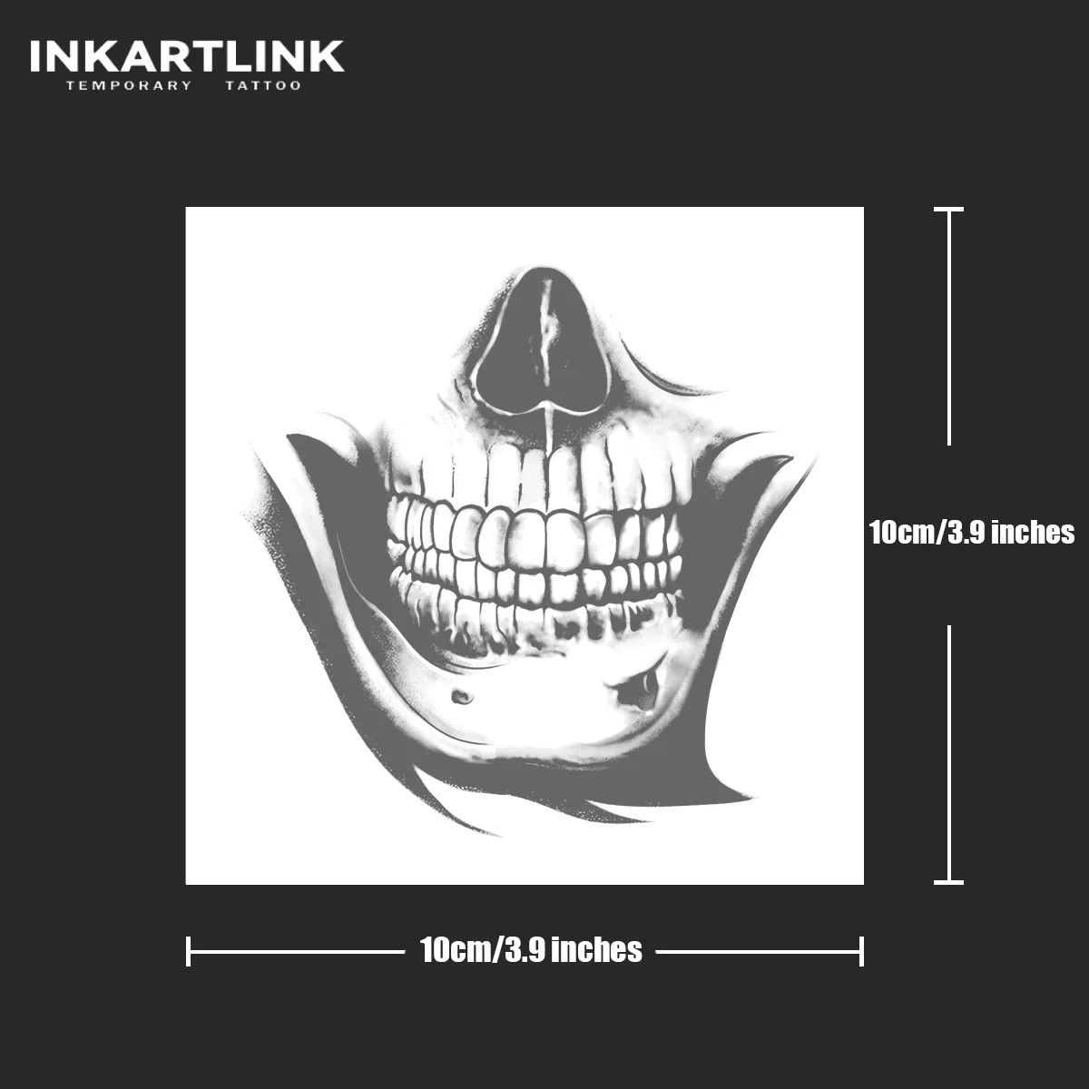 Tatouage temporaire crâne, dure jusqu’à 15 jours, autocollant semi-permanent magique imperméable de nouvelle technologie. kf S04c152590b304704983e64575103cfc8s
