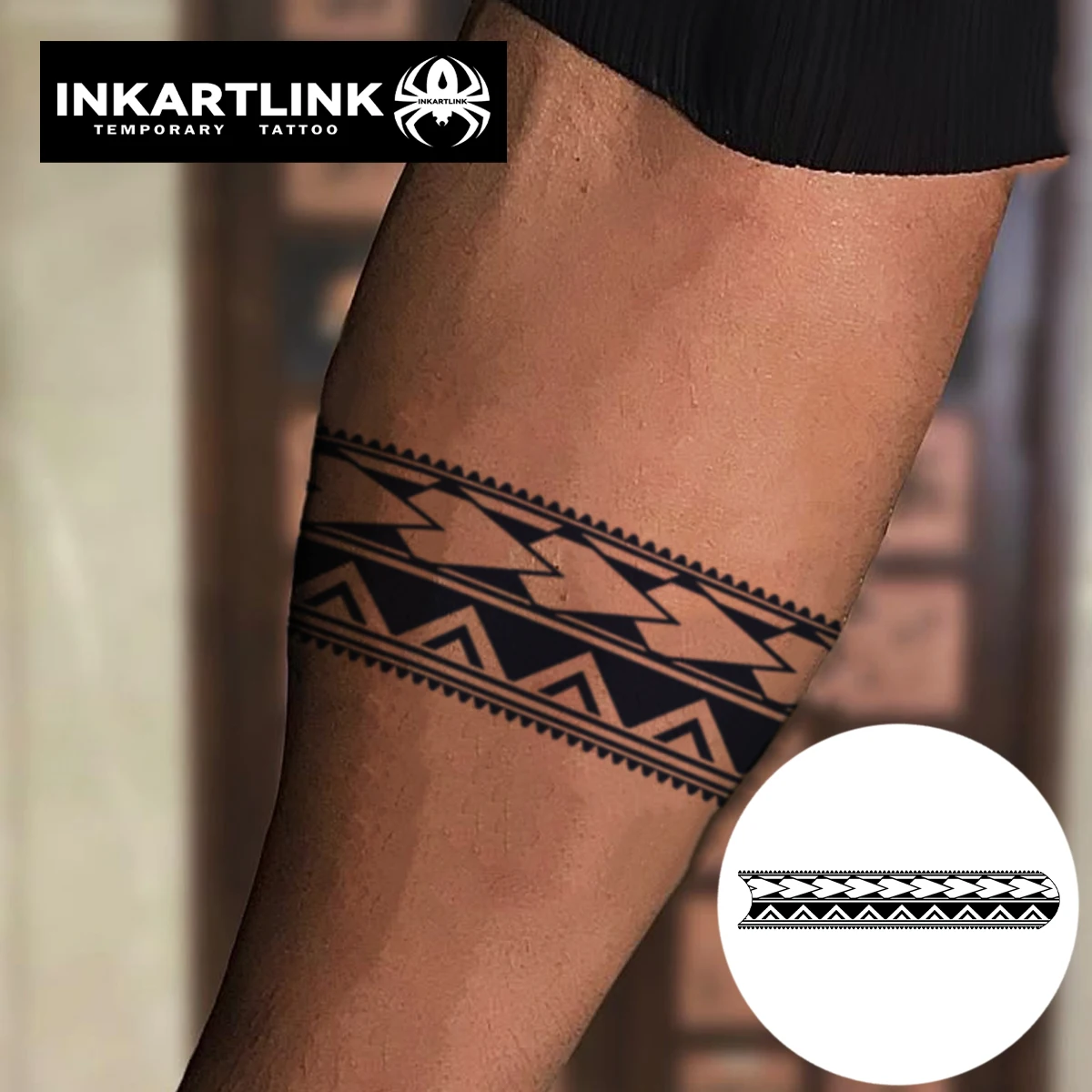 Tatouage temporaire de brassard, dure jusqu’à 15 jours, autocollant semi-permanent magique imperméable de nouvelle technologie. kf S28142361e1644ed1a10c08da91813acca