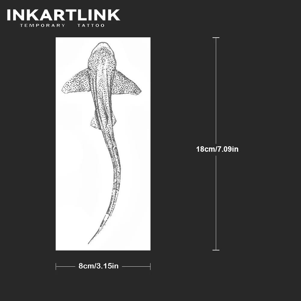 Autocollants de tatouage de dauphin sautant INKARTLINK | Fête sur la plage imperméable pendant 15 jours | Autocollants océan pour clavicule et cheville | Soleil V kf S51133151cc7f459fae304dec35e369e4n