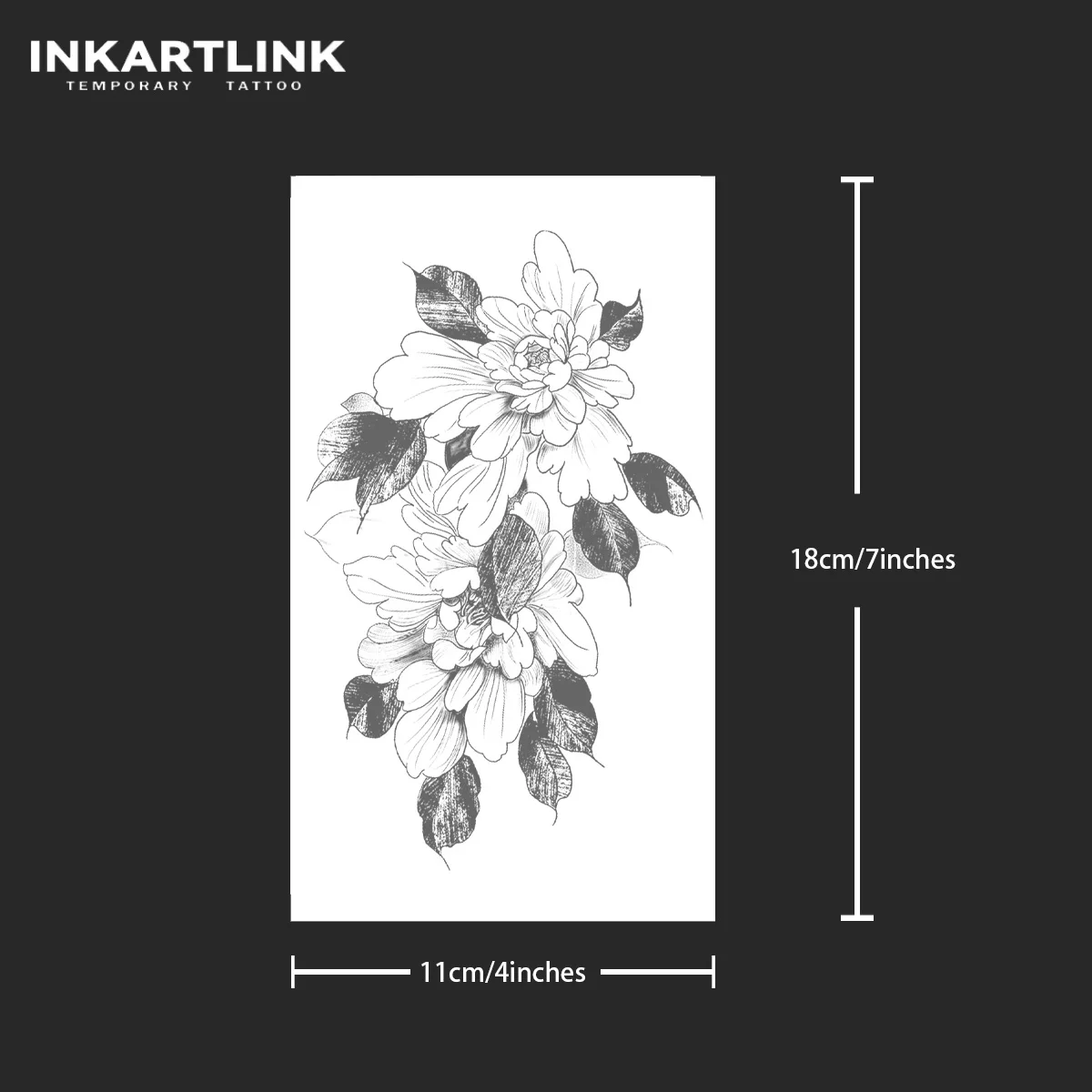 Tatouage temporaire fleur, dure jusqu’à 15 jours, autocollant semi-permanent magique imperméable, nouvelle technologie. kf S7bf5de986bd94933b2286c71ba8a3312t