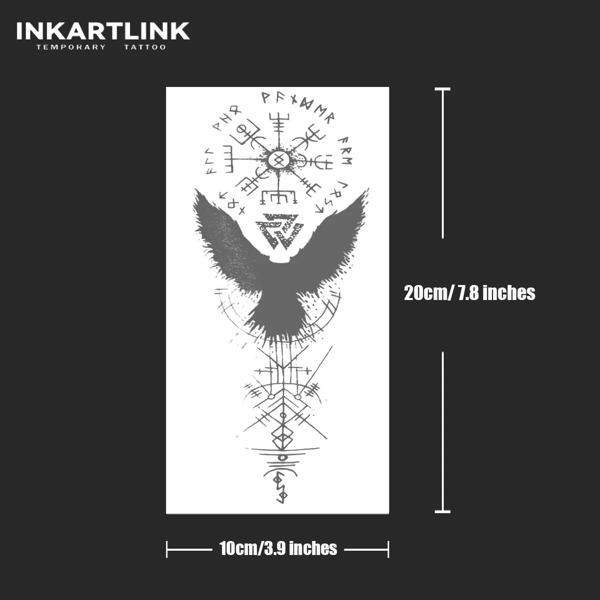 Tatouage temporaire imperméable semi-continu, autocollant magique, symbole maléfique, dure 15 jours, nouvelle technologie kf S9c4c09c051a44c2ebc0cc121f37e02061