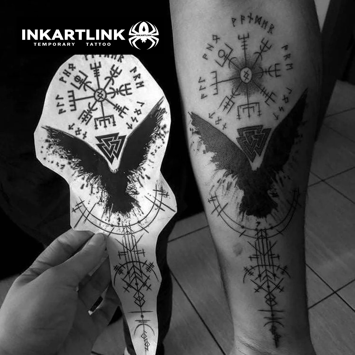 Tatouage temporaire imperméable semi-continu, autocollant magique, symbole maléfique, dure 15 jours, nouvelle technologie kf Sfceb1de1502b48b7ac254095241f7c91h